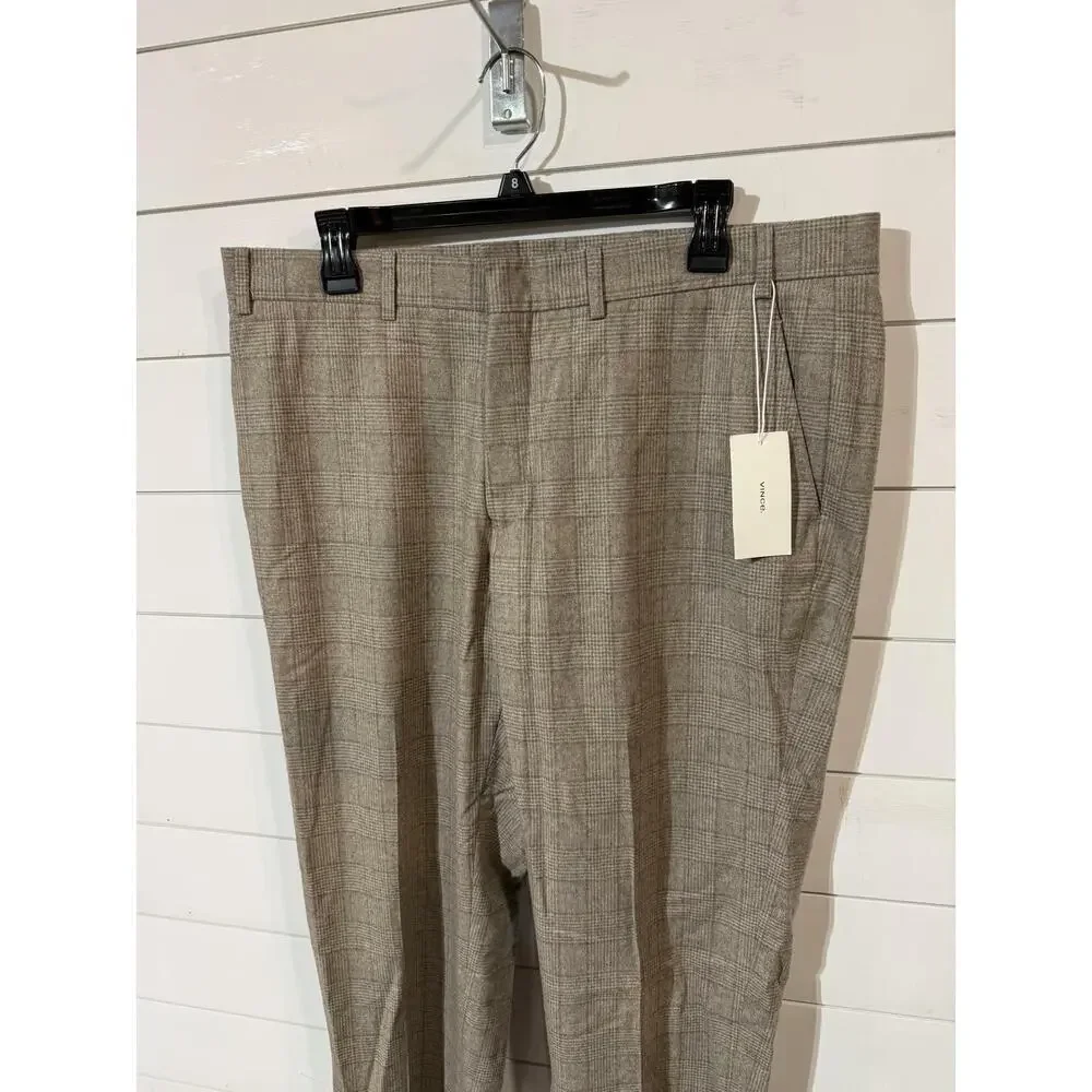 Vince Men's Wool & Cashmere light tan Slim Fit Suit Pants 36R RTL: $298.00